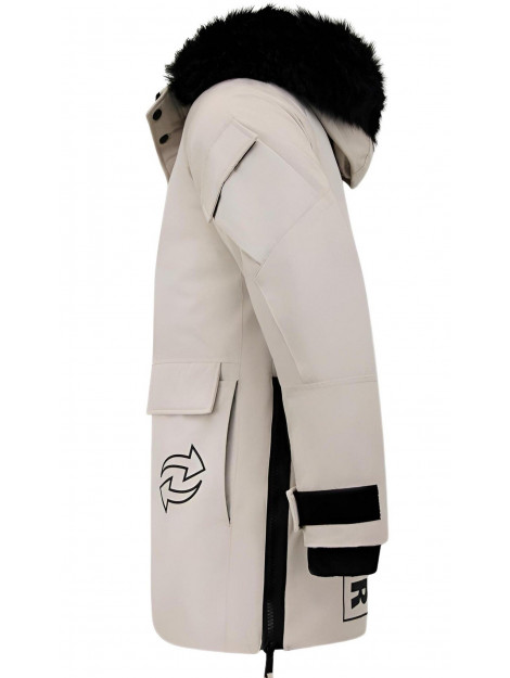 Enos Parka jas met faux bontkraag PI-9803B large
