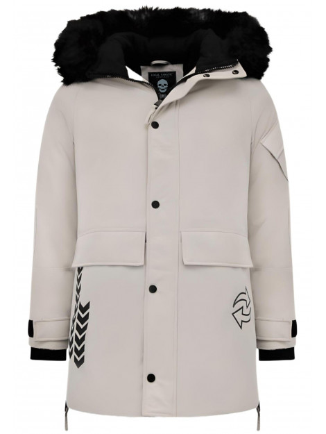 Enos Parka jas met faux bontkraag PI-9803B large