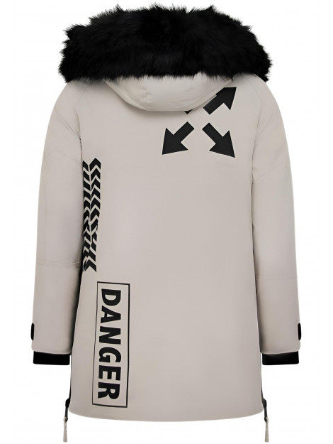 Enos Parka jas met faux bontkraag PI-9803B large