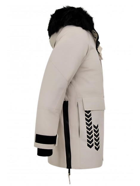 Enos Parka jas met faux bontkraag PI-9803B large