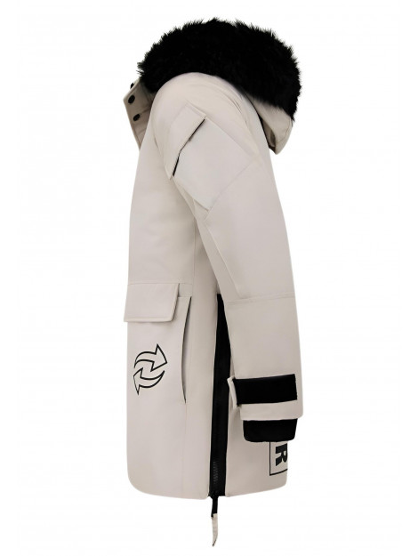 Enos Parka jas met faux bontkraag PI-9803B large