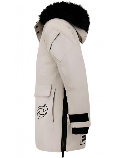Enos Parka jas met faux bontkraag PI-9803B large