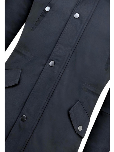 Enos Lange winterjas met faux bontkraag CA-7105Z large