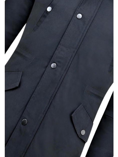 Enos Lange winterjas met faux bontkraag CA-7105Z large