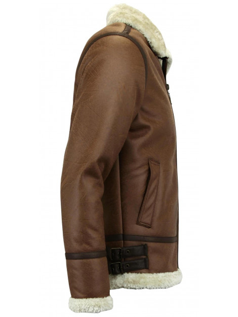 Tony Backer Lammy coat shearling jacket T-2807 large