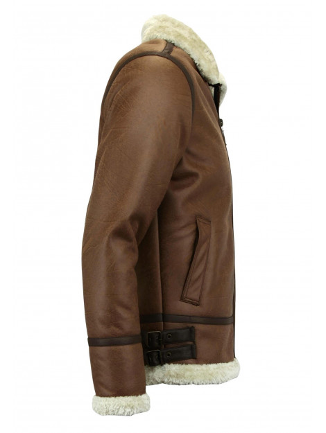 Tony Backer Lammy coat shearling jacket T-2807 large