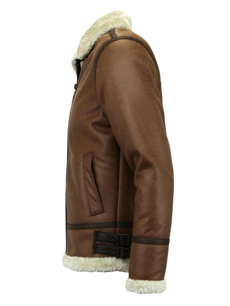 Tony Backer Lammy coat shearling jacket T-2807 large