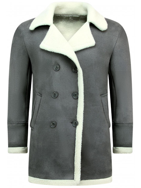 Tony Backer Imitatie bontjas lang lammy coat QQ538-4 large