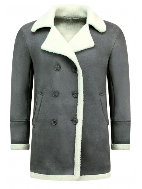Tony Backer Imitatie bontjas lang lammy coat QQ538-4 large