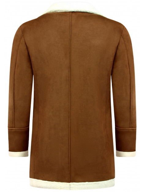 Tony Backer Imitatie bontjas lammy coat lang QQ538-10 large