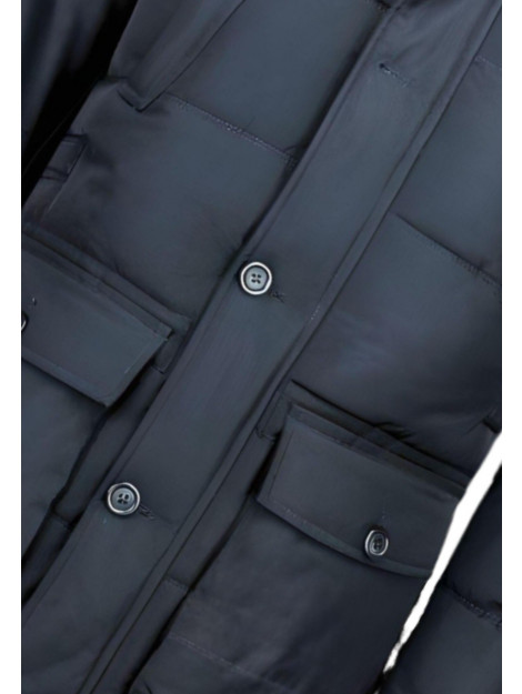 Enos Lange winterjas met bontkraag PI-8667Z large