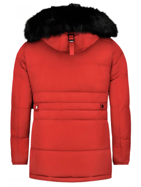 Enos Lange winterjas met bontkraag PI-8667R large