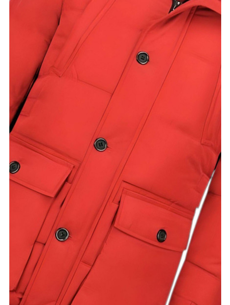 Enos Lange winterjas met bontkraag PI-8667R large