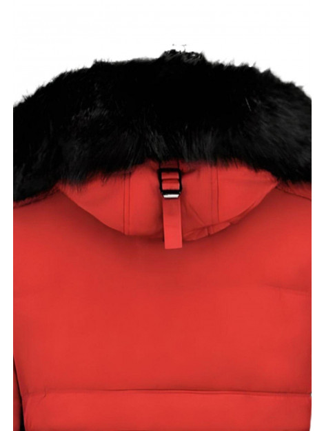 Enos Lange winterjas met bontkraag PI-8667R large