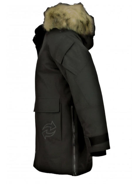Enos Lange parka jas met bontkraag - Winterjas PI-9803Z large