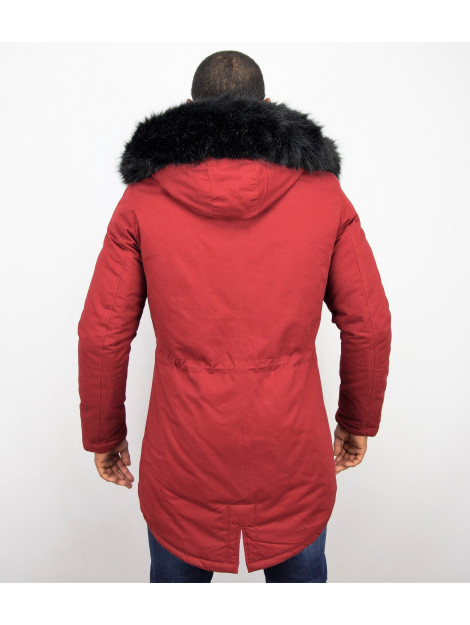 Enos Lange winterjas met bontkraag CA-7023B  | CA-7105B large