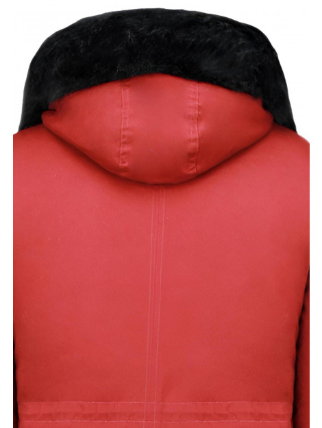 Enos Lange winterjas met bontkraag CA-7023B  | CA-7105B large