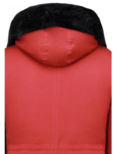 Enos Lange winterjas met bontkraag CA-7023B  | CA-7105B large