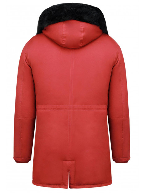 Enos Lange winterjas met bontkraag CA-7023B  | CA-7105B large