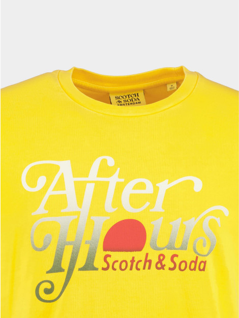 Scotch & Soda T-shirt korte mouw after hours garment dye t-shir 173031/6209 175341 large