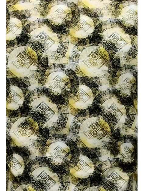 Tony Backer Overhemden met digitale geel 3053 large