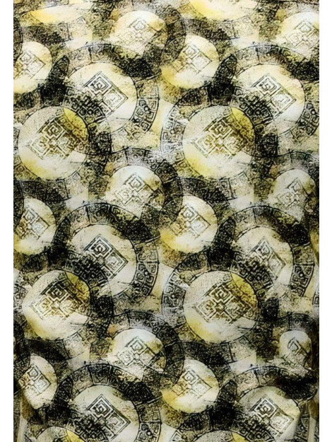 Tony Backer Overhemden met digitale geel 3053 large