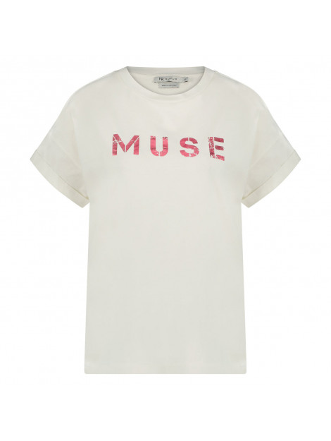 Nukus Muse shirt offwhite/magenta FW2308141785 large