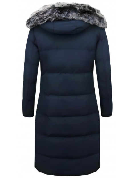 Matogla Puffer jas lang met capuchon 8606B large Matogla Puffer jas lang met capuchon 8606B large