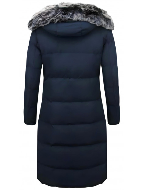 Matogla Puffer jas lang met capuchon 8606B large Matogla Puffer jas lang met capuchon 8606B large