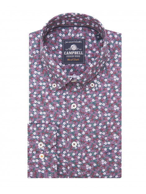 Campbell Classic casual overhemd met lange mouwen 084662-002-L large