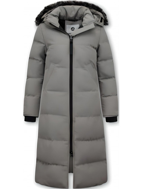 Matogla Lange puffer jackets met capuchon 8606G large Matogla Lange puffer jackets met capuchon 8606G large