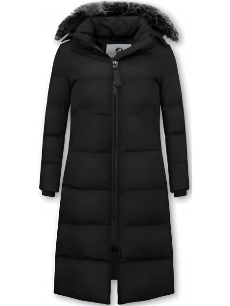 Matogla Puffer jacket lang met capuchon 8606Z large Matogla Puffer jacket lang met capuchon 8606Z large
