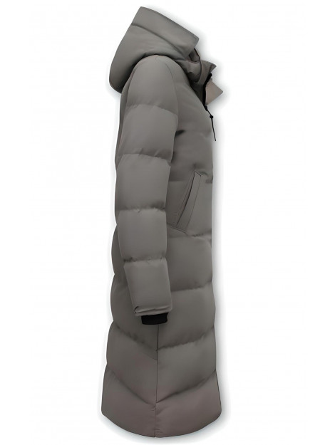 Matogla Lange getailleerde puffer jas 8606 large