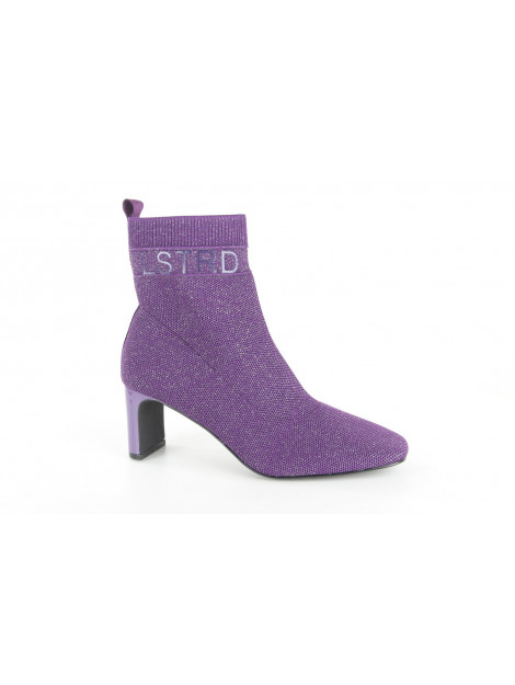 La Strada 2101725-4536 dk purple/silver dames enkellaarzen gekleed La Strada 2101725-4536 DK PURPLE/SILVER large