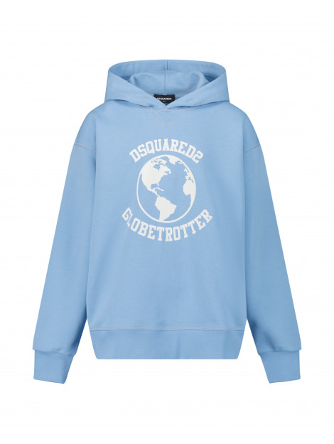 Dsquared2 Slouch fit felpa sweater slouch-fit-felpa-hoodie-00051469-blue large