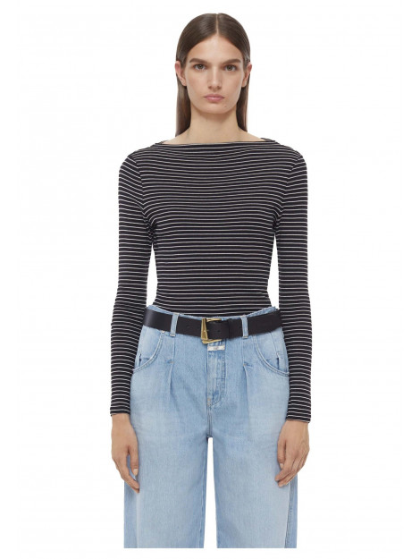 Closed Hick neck top Hick Neck Top Zwart large