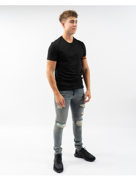 Dsquared2 Round neck t-hirt round-neck-t-shirt-00050246-black-orange large