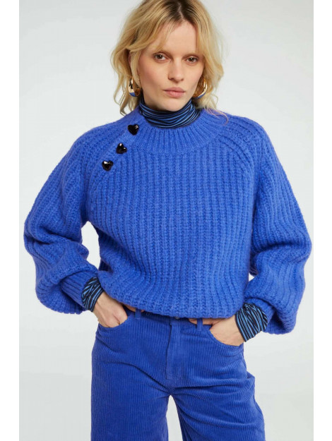 Fabienne Chapot Sue pullover bluebery blue CLT-237-PUL-AW23-3321 large
