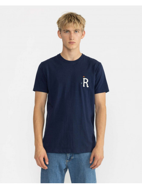 Revolution Clj regular t-shirt navy-mel 1328-navy-mel large