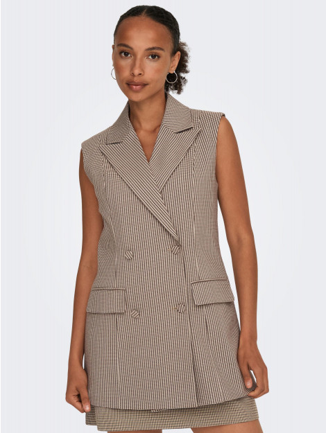 Only Onlmolly s/l check mix vest tlr 4549.06.0024 large