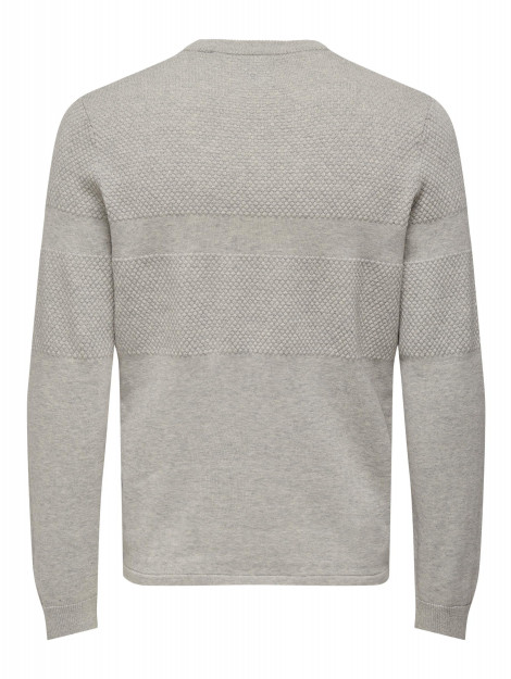 Only & Sons Onskarlson reg 12 struc block knit 22026522 large