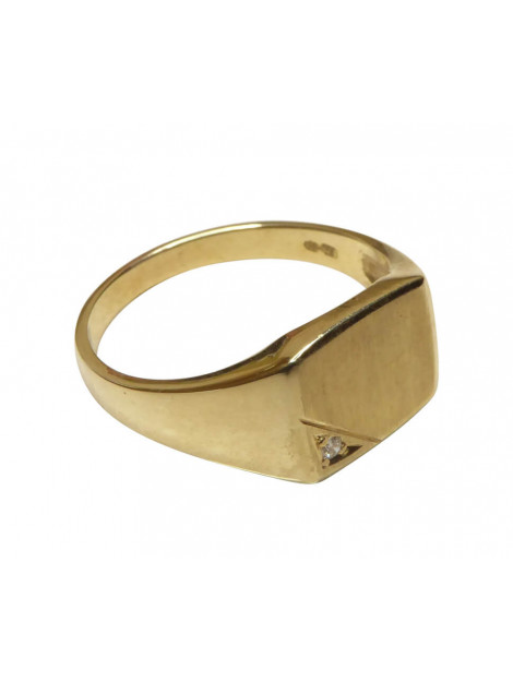 Christian Gouden heren ring cachet model 6E56-0087JC large