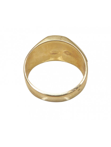 Christian Geel en wit gouden cachet ring met diamant 920973K-2828JC large