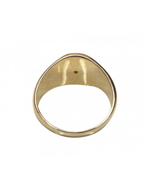 Christian Gouden tricolor cachet ring met diamant 32KYU211-92901JC large