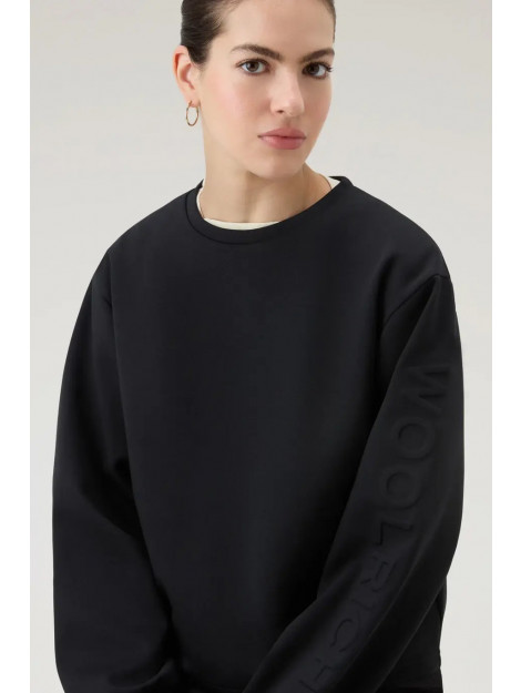 Woolrich Women mix media 3d logo sweater 146046595 large