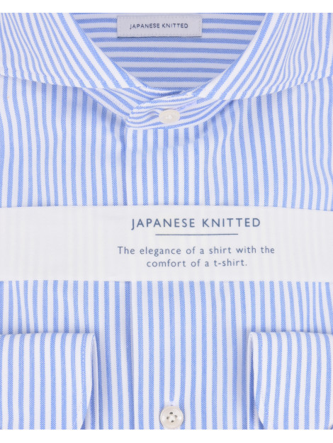 Profuomo Japanese knitted overhemd met lange mouwen 085136-001-44 large