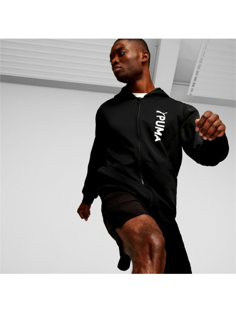 Puma fit double knit fz hoodie - 059940_990-M large