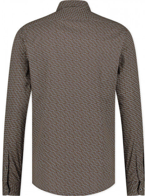 Blue Industry 3115-32 black with brown & white dots dessin 3115-32-Navy large