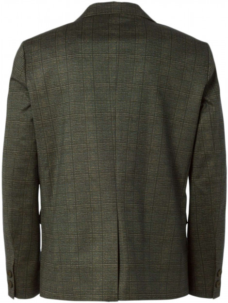 No Excess Blazer jersey stretch check taupe 21910805-044 large