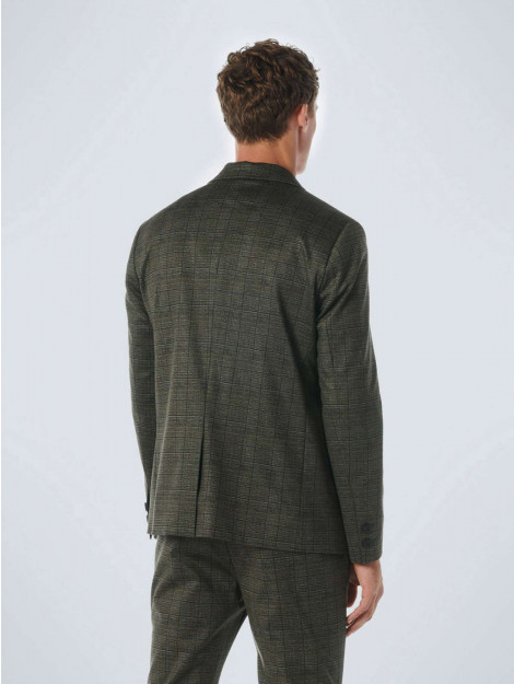 No Excess Blazer jersey stretch check taupe 21910805-044 large